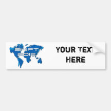 Blue Earth Shift 2012 Bumper Stickers