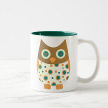 Blue-Eyed Owl Mug