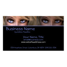 Blue Eyes D2 - Fantasy Business Cards