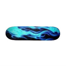 Blue Flame Board Skate Board Deck