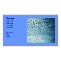 BLUE FLAP CHIEF BUSINESS CARDS
