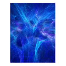 Blue Flash Postcard