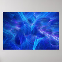 Blue Flash Poster 48x32"