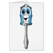 Blue Flathead Screwdriver Cards
