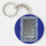 Blue Frame Keychain