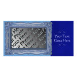 Blue Frame Photo Card