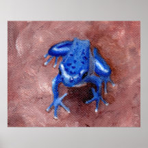 Blue Froggy Posters