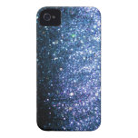 Blue Glitter iPhone Case sparkle iPhone 4 Cover