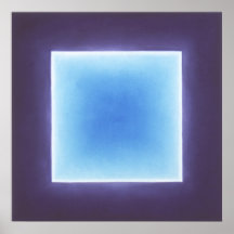blue god print