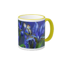 Blue Goddess Iris Mug