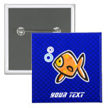 Blue Goldfish Pin