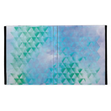 Blue & Green Geometric iPad Case