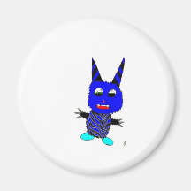 Blue Gremlin Magnet