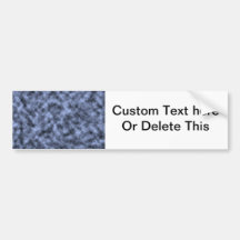 Blue grey white black mottled pattern design bumper stickers