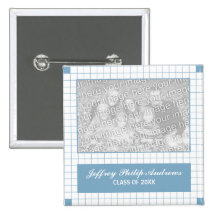 Blue Grid Photo Pin
