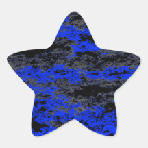 Blue Grunge Clouds Stickers