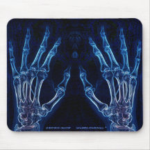 Blue Hands X-ray mousepad (version 2)