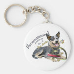 Blue Heeler Unconditional Love Keychain