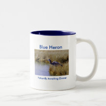 Blue Heron At The Tidal Pool Mug