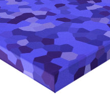 Blue Hex Gallery Wrapped Canvas