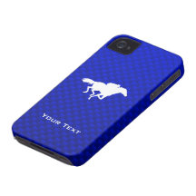 Blue Horse Racing Case-Mate iPhone 4 Cases