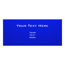 Blue Horse Racing Custom Rack Card