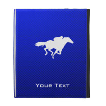 Blue Horse Racing iPad Cases