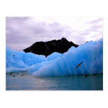 Blue ice berg postcard
