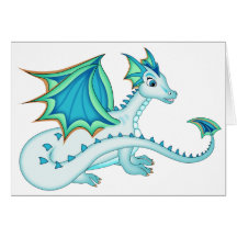 Blue Ice Dragon Card