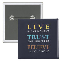 Blue Inspirational Modern Typography Buttons