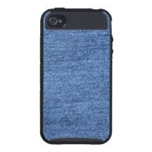 Blue Jean Denim Background Case For iPhone 4