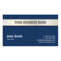 Blue Jeans and Silver Belt business card