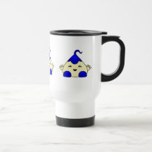 Blue Kawaii Tickle Monster Coffee Mug