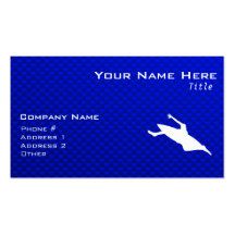 Blue Kayaking Business Card Template