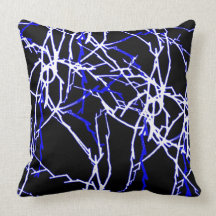 Blue Lightning American MoJo Pillows