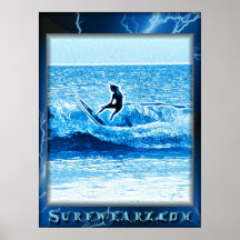 Blue Lightning Poster