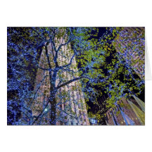 Blue Lights Rockefeller Centre 2012 Cards