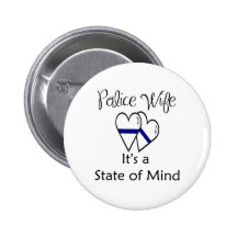 blue line hearts - Customised Pinback Buttons
