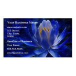 Blue Lotus Flower Business Card Templates