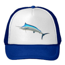 Blue Marlin Game Fishing Trucker Hat