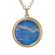 Blue Metal Texture Custom Jewelry