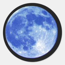 Blue Moon Sticker