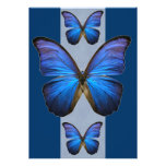 Blue Morpho Butterfly Invitations