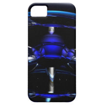 Blue Neon iPhone cover Case For The iPhone 5
