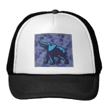 Blue on Blue Elephant Hats