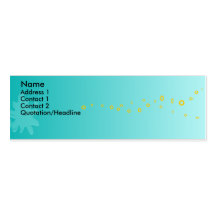 Blue Paint Splat - Customised Business Card Template