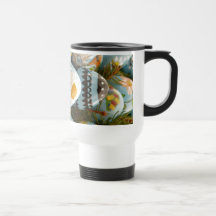 Blue Painted Easter Eggs Mugs