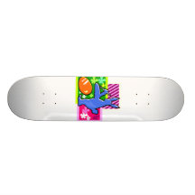 blue painting shadow rabbit easter egg.png skate board