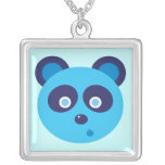 Blue Panda Necklace