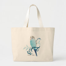 Blue Parakeet Bag